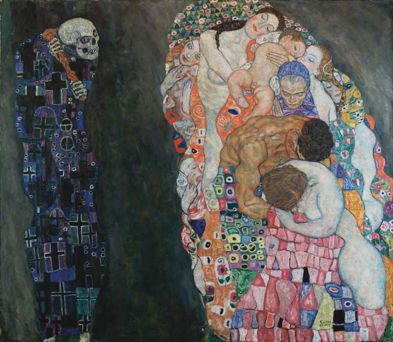 Life And Death, 1908-1911 by Gustav Klimt