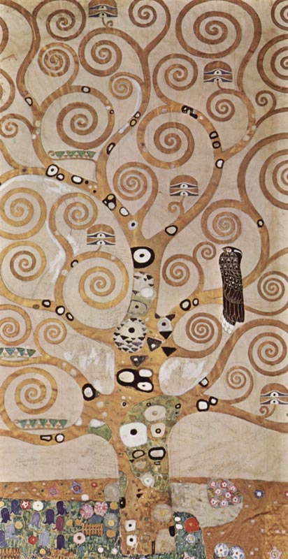 Tree Of Life Detail by Gustav Klimt