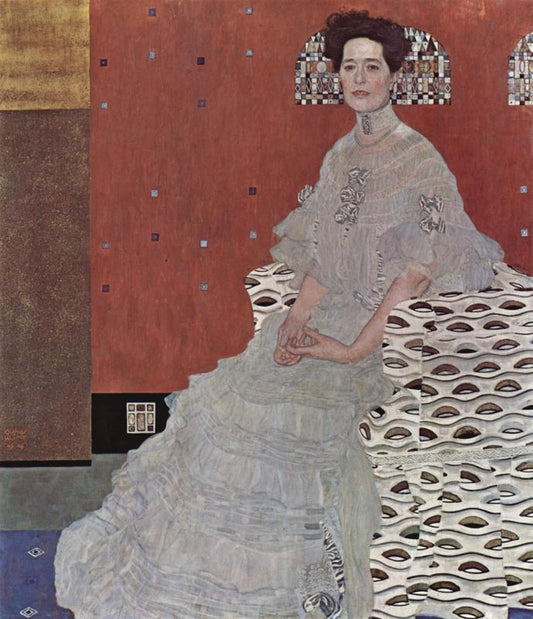 Portrait Of Fritza Riedler, 1906 by Gustav Klimt