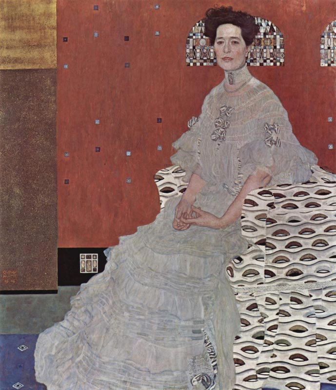 Portrait Of Fritza Riedler, 1906 by Gustav Klimt