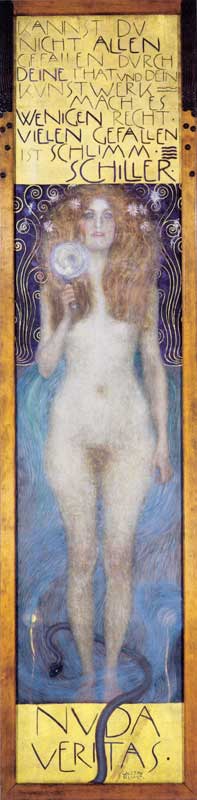 Nuda Veritas, 1899 by Gustav Klimt