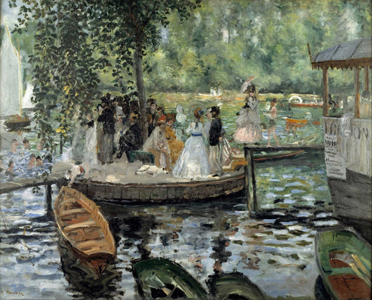 La Grenouillere, 1869 by Pierre Auguste Renoir