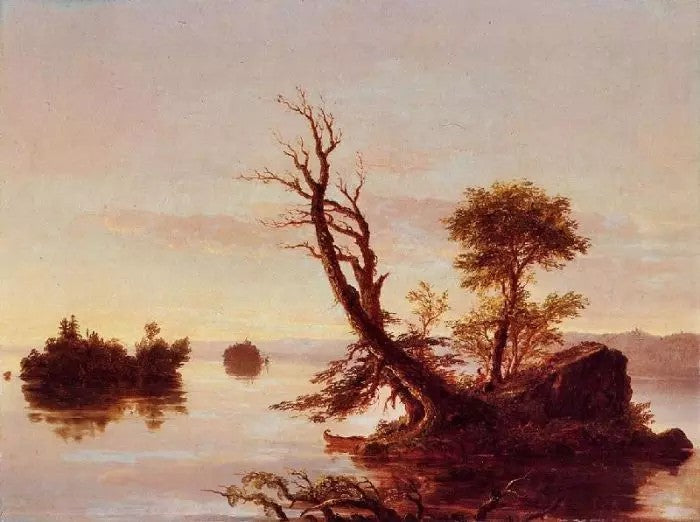AMERICAN LAKE SCENE