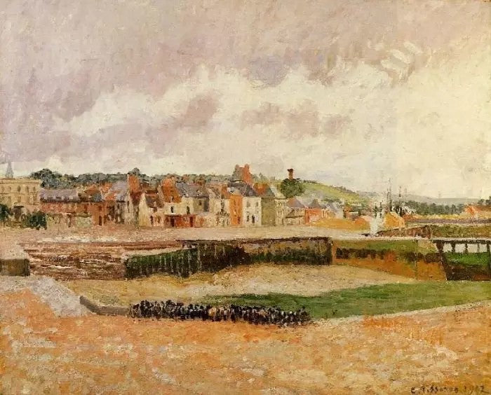 AFTERNOON, THE DUNQUESNE BASIN, DIEPPE, LOW TIDE