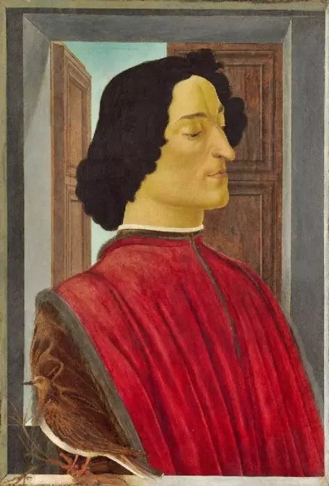 PORTRAIT OF GIULIANO DE’ MEDICI