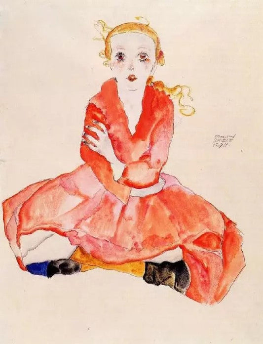 SEATED GIRL FACING FRONT