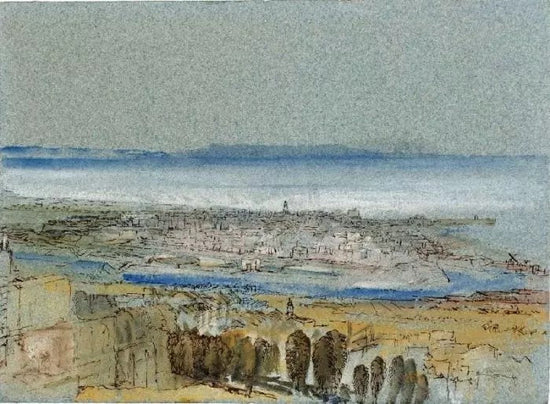 VIEW OF LE HAVRE AND THE SEINE ESTUARY FROM THE HEIGHTS OF STE-ADRESSE
