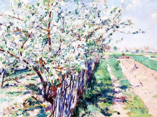 FRUIT TREES IN BLOOM, GREZ