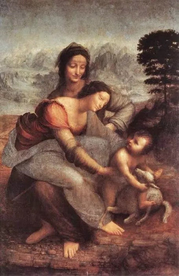 THE VIRGIN AND CHILD WITH ST ANNE