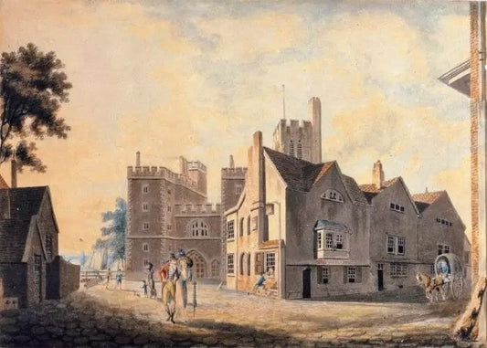 VIEW OF THE ARCHBISHOP’S PALACE, LAMBETH