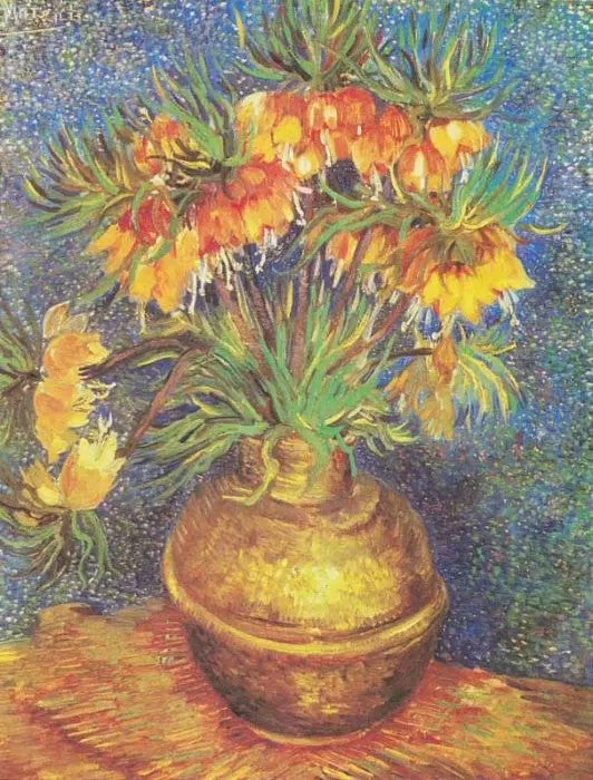 KAISERKRONEN IN EINER KUPFERVASE