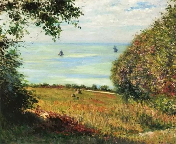 VIEW OF THE SEA FROM VILLERVILLE (SEA SCAPE)