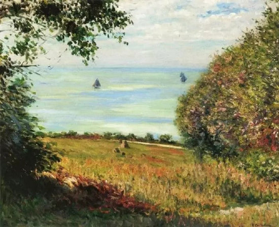 VIEW OF THE SEA FROM VILLERVILLE (SEA SCAPE)