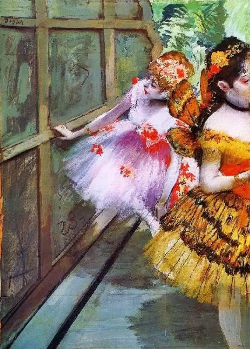 BALLET DANCERS IN BUTTERFLY COSTUMES, DETAIL