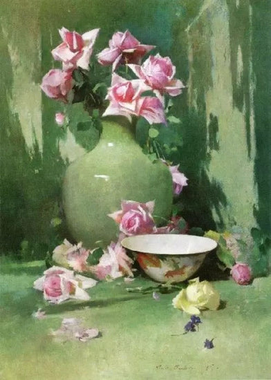 VASE OF ROSES