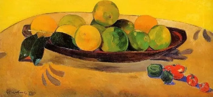 STILL LIFE WITH TAHITIAN ORANGES