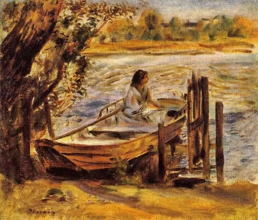 YOUNG WOMAN IN A BOAT (LISE TREHOT)