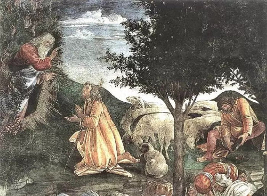 THE TRIALS AND CALLING OF MOSES, DETAIL 3