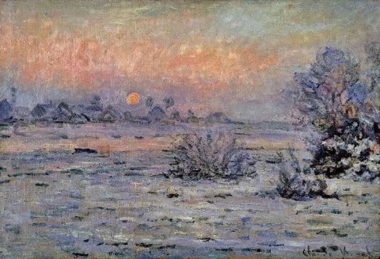 SOLEIL D’HIVER À LAVACOURT (WINTER SUN AT LAVACOURT)