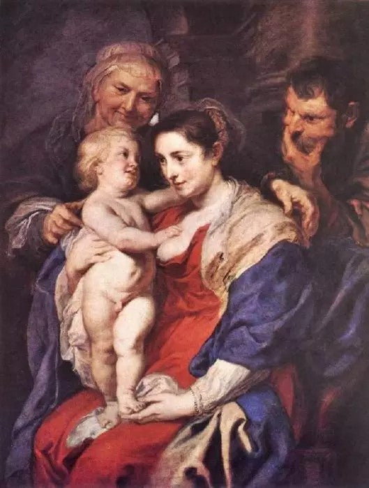 THE HOLY FAMILY WITH ST. ANNE