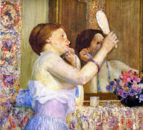 WOMAN WITH A MIRROR