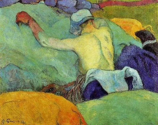 IN THE HEAT OF THE DAY (WOMAN WITH PIGS)