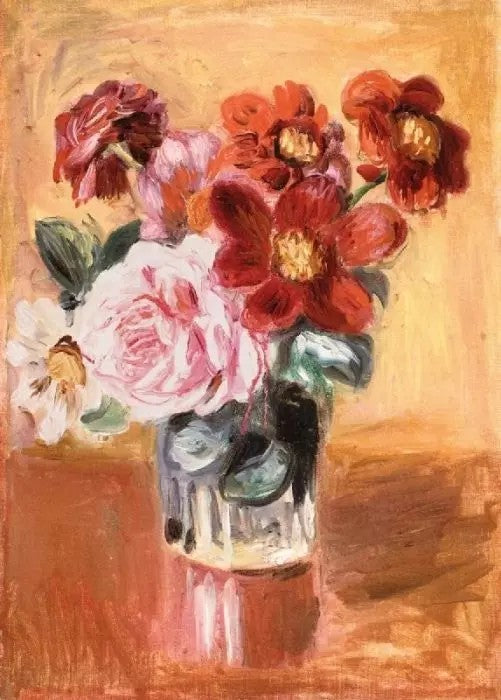 BOUQUET OF PEONIES AND ANEMONES