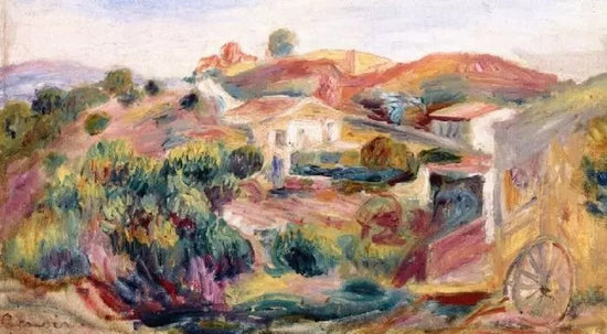 LANDSCAPE WITH HOUSES