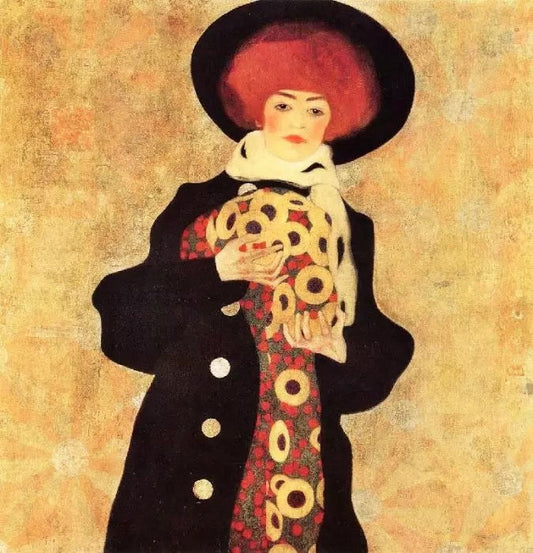 WOMAN WITH BLACK HAT