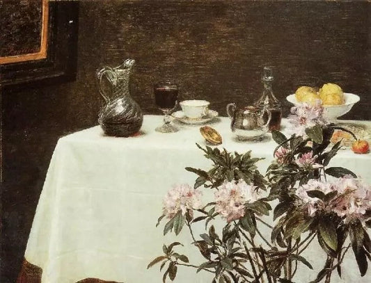 STILL LIFE: CORNER OF A TABLE