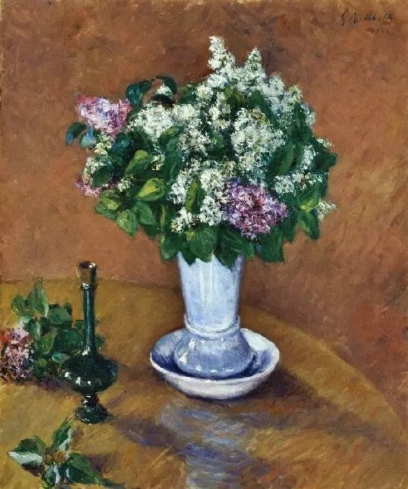 STILL LIFE WITH A VASE OF LILACS