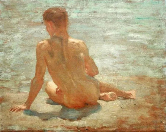 SKETCH OF A NUDE YOUTH