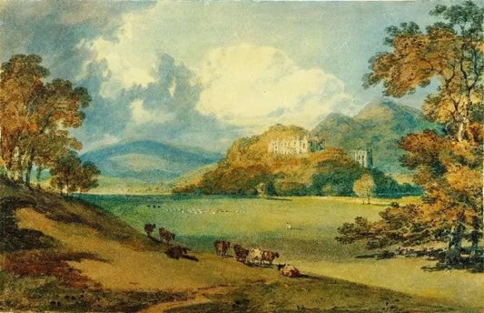 VIEW OF DUNSTER CASTLE FROM THE NORTHEAST