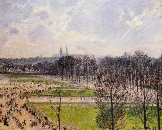 THE TUILERIES GARDENS: WINTER AFTERNOON