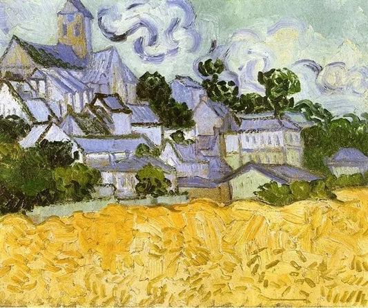 VIEW OF AUVERS WITH CHURCH