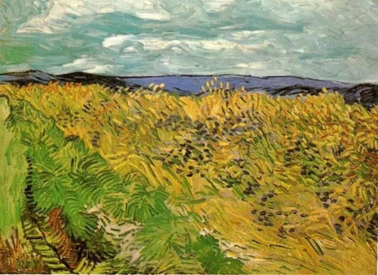 WHEAT FIELD WITH CORNFLOWERS