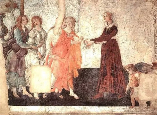 VENUS AND THE GRACES OFFERING GIFTS TO A YOUNG GIRL