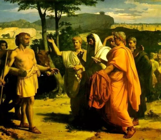 CINCINNATUS RECEIVING DEPUTIES OF THE SENATE