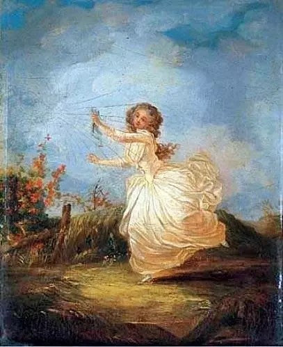 LADY RUNNING IN A FIELD
