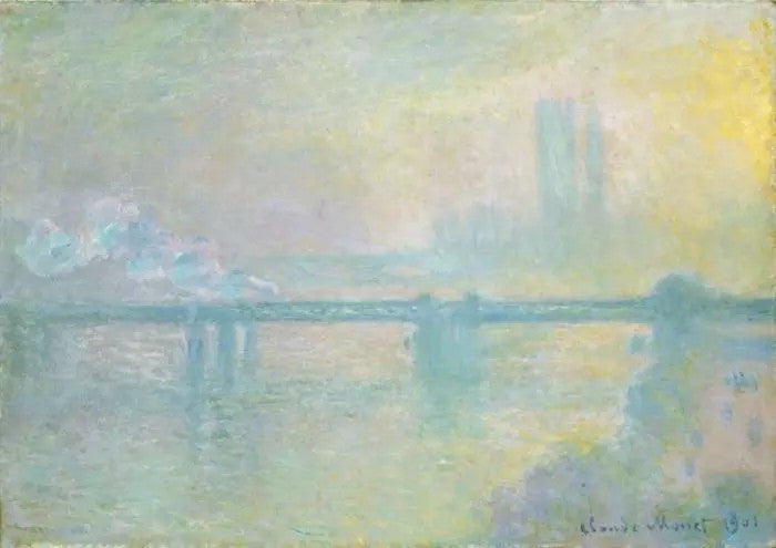 CHARING CROSS BRIDGE, LONDON, 1901