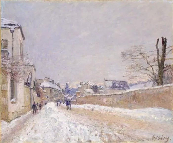 RUE EUGENE MOUSSOIR AT MORET: WINTER