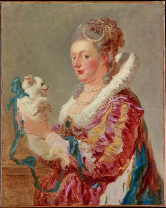 A WOMAN WITH A DOG