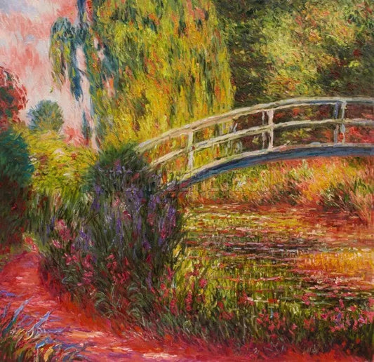 THE WATER-LILY POND (JAPANESE BRIDGE, 1900)