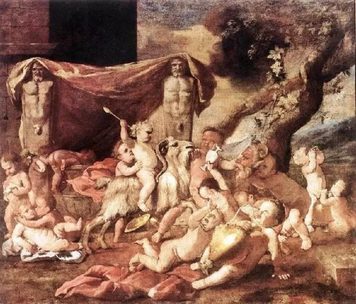 BACCHANAL OF PUTTI