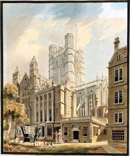 BATH ABBEY FROM THE NORTH-EAST