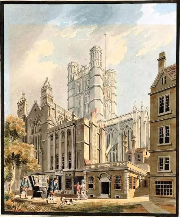 BATH ABBEY FROM THE NORTH-EAST