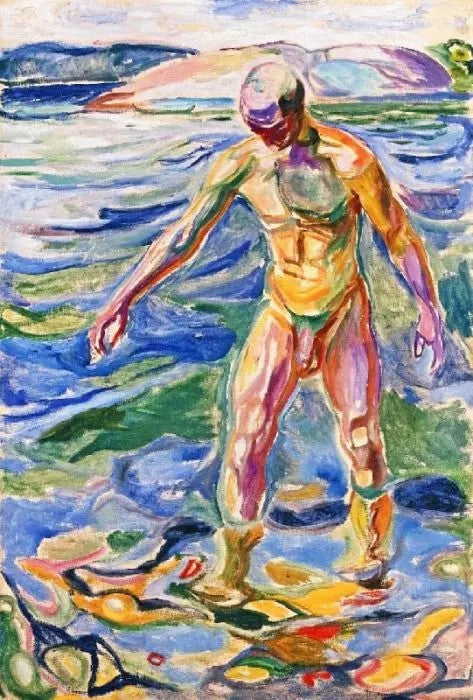 BATHING MAN
