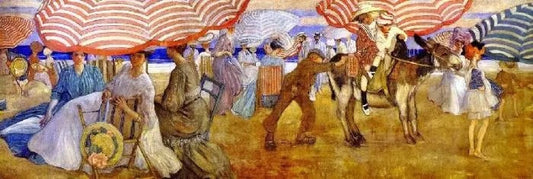 UNDER THE STRIPED UMBRELLA, FROM HOTEL SHELBURNE MURALS