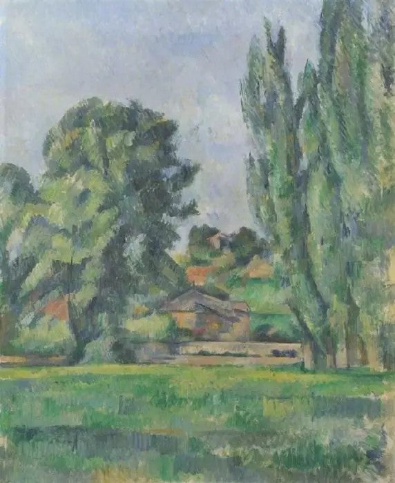 LANDSCAPE WITH POPLARS