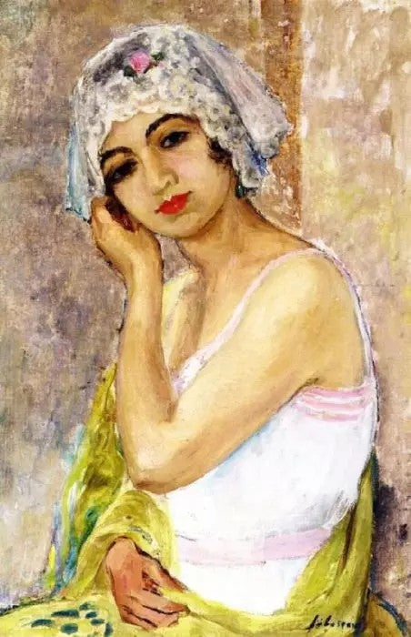 SEATED YOUNG WOMAN